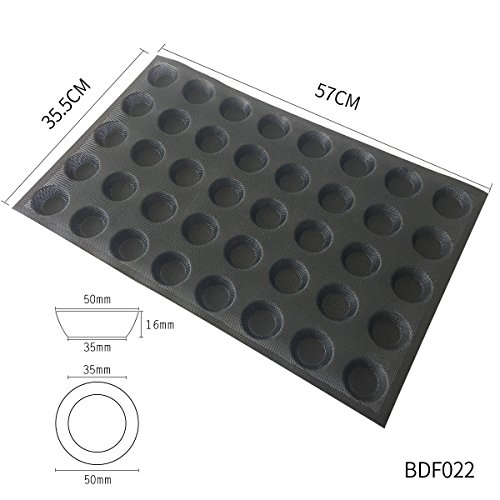 Bluedrop Silicone Bread Form Round Shape Bread Tray Perforated Bakery Molds Mini Hamburger - Thumbnail 5