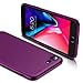 iPhone 8 Case/ iPhone 7 Case, TORRAS [Air Series] Slim fit Shell Soft Rubber Gel Case Anti-scratch Non Slip Matte Surface Flexible Cover Case for Apple iPhone 7/ iPhone 8 - Violet Red