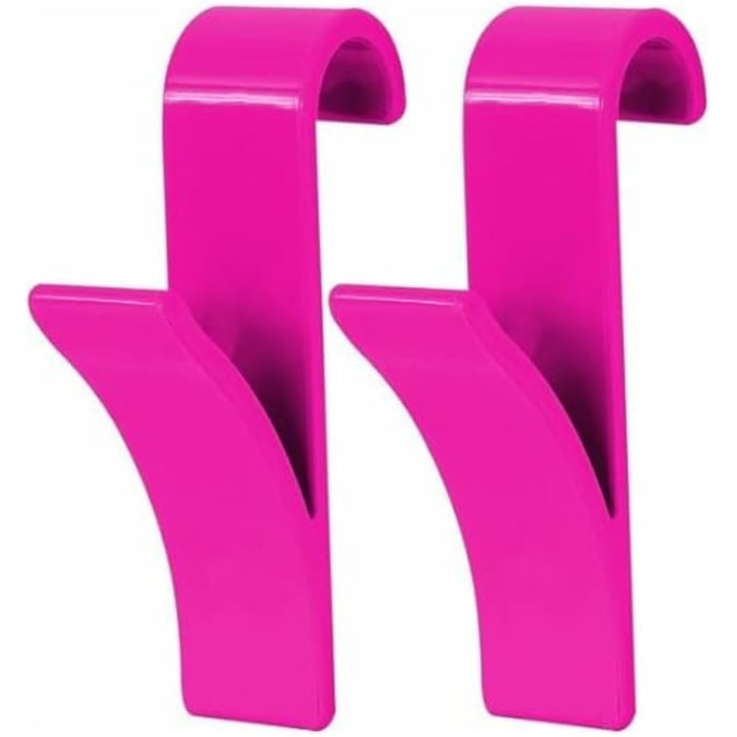 MSV Hook for Towel Dryer, Fuchsia, 2-Piece