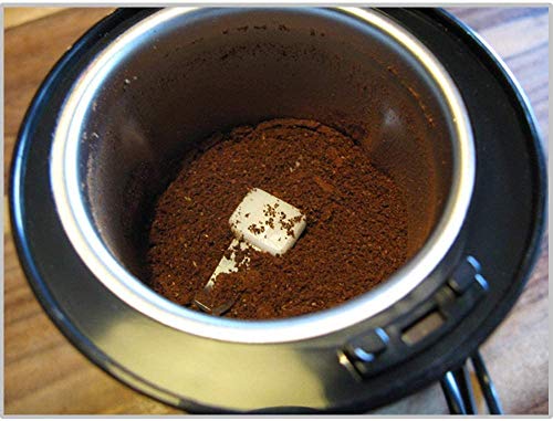 KYG Kaffeemühle 300W Elektrische Kaffeemühle Kaffeebohnen Nüsse Gewürze Getreide Mühle mit Edelstahlmesser 50g… – Bild 3