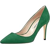 JOY IN LOVE Women's Pump Shoes 3.5" High Heels Pointy Toe Stiletto Pumps