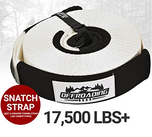 Offroading Gear 4x4 Off-Road Vehicle Equipment Recovery Kit with Snatch Strap| Winch Extension| Tree Trunk Protector| Shackles| Towing & Snatch Strap | and More| Great for Truck| ATV - Image 2
