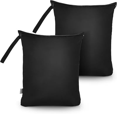 OTraki Wet Dry Waterproof Laundry Bag 16 x 20 Inches 2 Pack