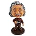 LYNDA SUTTON Einstein Toys Albert Einstein Bobblehead with The Famous Formula E=mc² Dashboard Accessories/Desk Decor/Collection
