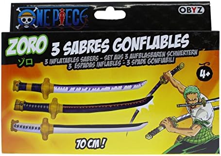 One Piece Zoro 3 Inflatable Swords