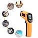 TOPONE Digital Infrared Thermometer，Professional Non-Contact Laser Temperature Tester Gun with LCD Display (GM320)