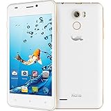 Kata V5 - 4.5-inch IPS Quad Core International Unlocked Smartphone Android 5.1 - Super Slim HD 1.3 GHz Dual Sim Card GSM 8MP Camera (White)