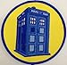 DOCTOR WHO British TV Series 4 inch Tardis PATCH
