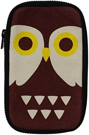 Cute Kids Zipper Pencil Case Pen Organizer - Owl