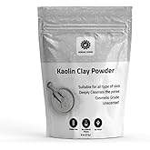 Hebhac Herbs Kaolin Clay Powder 227 g for Face, Skin Care, Soap making | Natural, Chemical Free