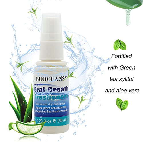 image for BUOCEANS Oral Breath Fresheners, Moisturizing Mouth Spray, Breath Form