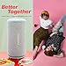 Portable Bluetooth and WiFi Smart Speaker with Voice Activated Amazon Alexa by FABRIQ Chorus: Wireless Connectivity with Stereo Pairing for Multi-Room Home Audio (Quartz)