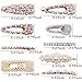 9PCS Glitter Sparkly Rhinestone Hair Clips Pearls Hairpins Hair Barrettes Handmade Shinny Crystal Alligator Hair Clips Hair Accessories for Girls Women Ladies Bridesmaid Wedding Bridal