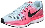 Nike Women's Air Zoom Pegasus 34 Running Shoe MICA Blue/White-Racer Pink-Sport Fuchsia