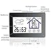 Joypea Wireless Weather Station,Indoor/Outdoor Wireless Temperature and Humidity Monitor- Temperature, Humidity, Current Time Backlight Outdoor Sensor-Black