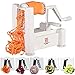 5-Blades vegetable spiralizer by DOTERNITY - Zucchini Spaghetti Maker - for Low Carb/Paleo/Vegan/Raw/Gluten-Free Meals- Professional Spiral Vegetable Slicer Kitchen Cutter Tool Extra Peeler Included