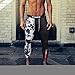 Athmile Mens Compression Leggings Pants,Baselayer Running Tights, 3/4 Cool Dry Sports Capri Pants,Camouflage, Black