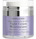 Moisturizer for face - Night Cream 1.7 oz by Pure Body Naturals