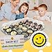 [12 Pack] BakeryBest Cupcake Carrier keeps 24 Cupcakes | Plastic Holder, Container, Storage Tray | Interlocking Trays | Disposable, Reusable | Transport 288 cupcakes or muffins | Unhinged Lid