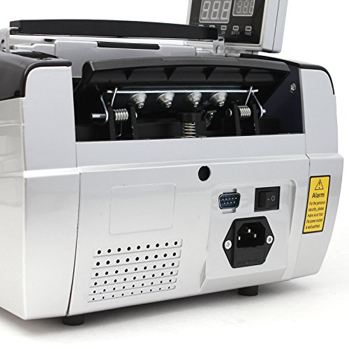 NuLink Deluxe Currency Bill Cash Banknote Money Counter Machine with UV [Ultraviolet], MG [Magnestic] Counterfeit Bill Detection, Total Count Voice Feature [NL2436] - Thumbnail 7