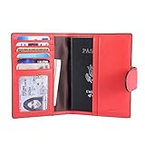 Banuce Genuine Leather Passport Cover