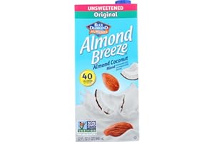 Blue Diamond Growers - Breeze Almond Milk Unsweetened Almond Coconut - 32 oz. (Pack of 2) by Blue Diamond Almonds