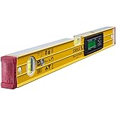 STABILA Magnetic TECH LEVEL &reg; 196, IP67, with Case, 24 in, Cat. No. 36520 | Magnetic digital electronic spirit level with IP65 protection for hands-free use, includes carrying case