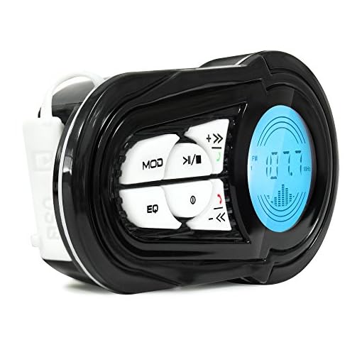 goldenhawk waterproof bluetooth wireless motorcycle stereo speakers
