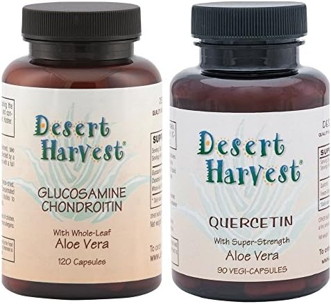 Desert Harvest IC Protect Supplements - Glucosamine + Chondroitin Sulfate + Quercetin for Interstitial Cystitis, bladder pain, pressure, urinary frequency and urgency relief