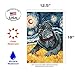 Toland Home Garden 112661 Van Growl-Black Pug Dog Flag 12x18 Inch Double Sided Dog Garden Flag for Outdoor House Black Pug Flag Yard Decoration