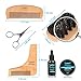 Shefave Beard Kit Beard Grooming Kit for Men Gift Set (100% Pure Boar Bristle Brush, Wooden Beard Comb, Beard Oil, Beard Balm, Beard Shaping Tool & Trimming Scissors) (Version2)