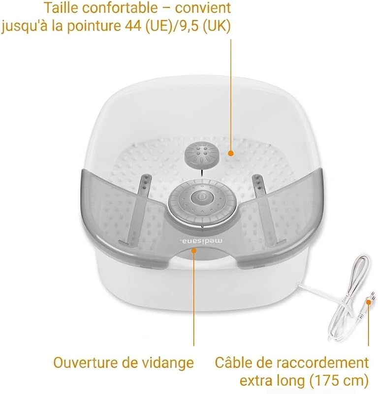 FS 881 spa pour pieds, bain de pieds de massage bouillonnant