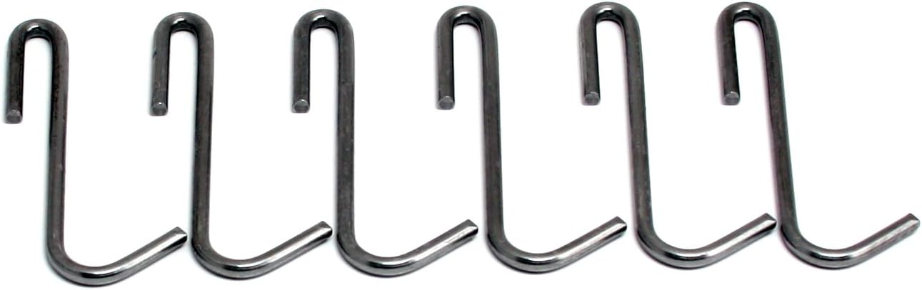 Enclume Essentials Pot Hook, Set of 6, Use with Pot Racks, Hammered Steel: Kitchen Pot Racks: Kitchen & Dining