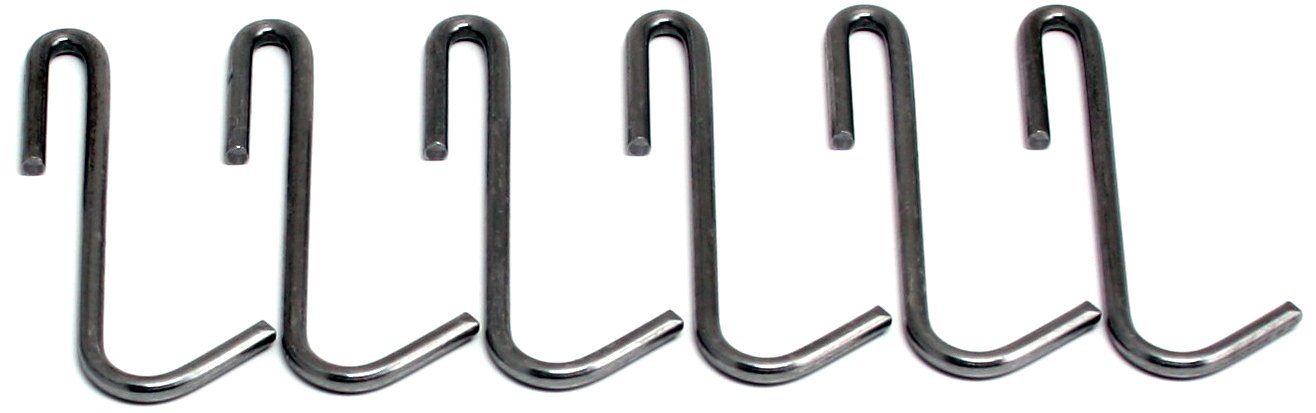 Photo 1 of Enclume Essentials Pot Hook, Set of 6, Use with Pot Racks, Hammered Steel