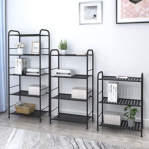 JSB 5Tier Adjustable Shelving Unit, Heavy Duty Storage Rack Organizer