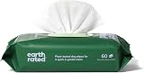Earth Rated Pet Wipes for Dogs Cats Hypoallergenic Lavender Scent 60 Count