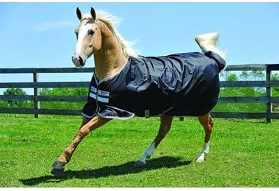 HorsewareIreland Amigo Stock Horse Turnout Medium 200g Black/Silver 78