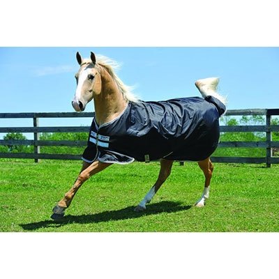 HorsewareIreland Amigo Stock Horse Turnout Medium 200g Black/Silver 78