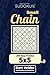 Small Chain Sudoku - 200 Easy Puzzles 5x5 (Volume 9) by Dart Veider