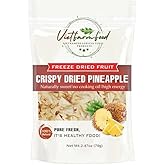 CRISPY DRIED PINEAPPLE 2.47 oz (70g) VIETFARMFOOD: Freeze-dried, no sugar added, naturally sweet. Nutritious, pure, and crunchy. Great for snacking, toppings, desserts, or healthy gifting.