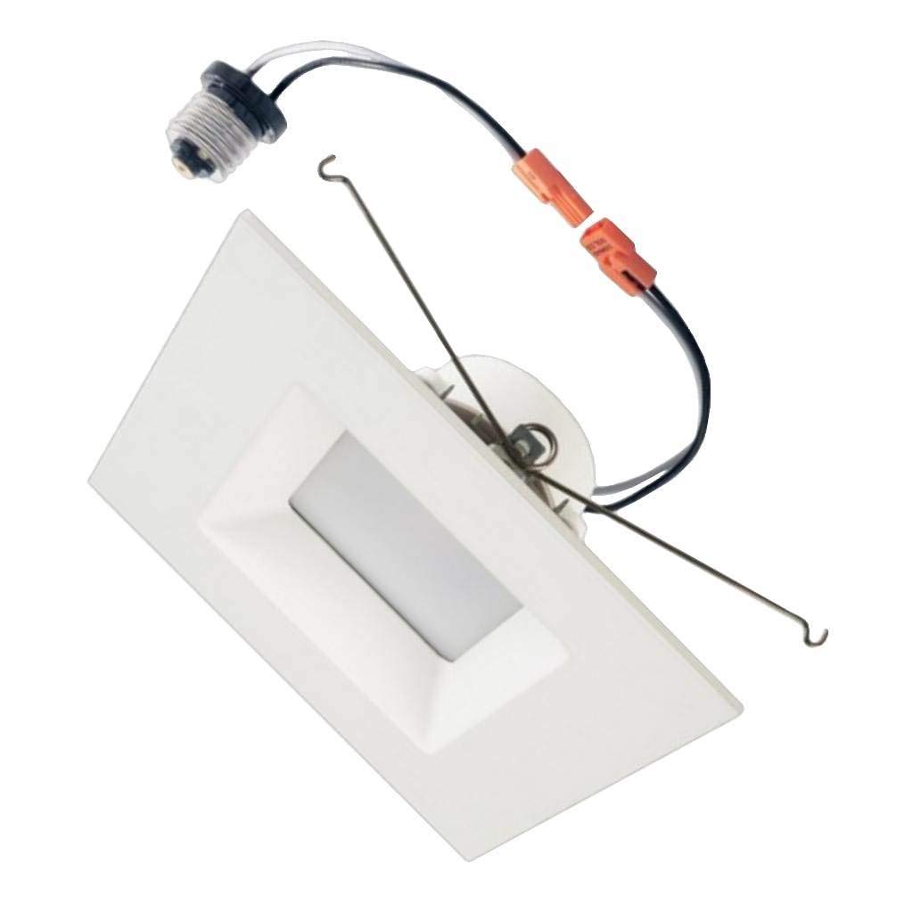 Morris Products Led Square Recessed Lighting Retrofit Kit For Recessed Downlighting Alternative To Incandescent Lights Energy Efficient Dimmable Square Bezel 3000k 15 Watts 6 Amazon Com Industrial Scientific