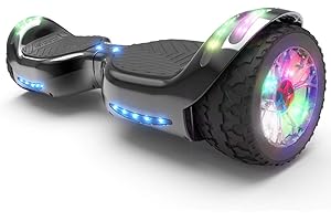 HOVERSTAR All-New HS2.0 Hoverboard All-Terrain Two-Wheel Self Balancing Flash Wheel Electric Scooter with Wireless Bluetooth Speaker