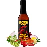 Hellfire Lucifer's Last Blast A Wicked Carolina Reaper Sauce, Gourmet, Award-Winning Sauce, Contains 65% Pure Carolina Reaper Pepper Mash, EXTREME HEAT, 5 OZ