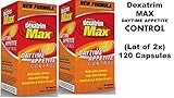 Dexatrim MAX Daytime Appetite Control 60 Capsules/bottle (Lot of 2 X Bottles)= 120 Capsules, Free Shipping by Dexatrim