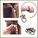 LITTLEMOLE Hair Ties, Bands Rope Ponytail Ties Mixed Colors Headband Accessories, Pearl Ribbon Bowknot Hair Rubber, Fit for Women Ladies Baby Girls Kids Children, Set of 10 (brown)
