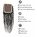 Brazilian Human Hair Virgin 4 Bundles with Closure Water Wave Hair 4 Bundles with Free Part Closure Unprocessed Virgin Human Hair(20 22 24 26+18, Natural Color)