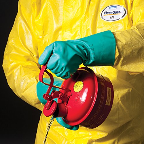 Kleenguard A70 Chemical Spray Protection Coveralls (09816) Suit, Hooded, Zip Front, Elastic Wrists & Ankles, 3XL, Yellow, 12 Garments/Case - Thumbnail 4