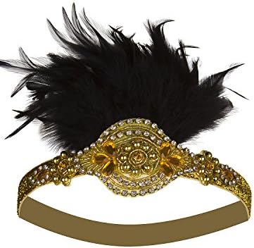 great gatsby beaded hat