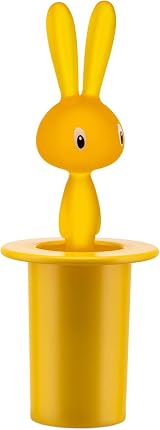 Alessi A di Alessi Magic Bunny Toothpick Yellow PMMA ASG16 Y 12 x 8.5 x 35 cm view 2