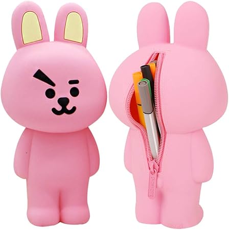 Amazon ペンケース 可愛い 立つペンケース おしゃれ シリカゲル 防水 ペンポーチ 大容量 ファスナー 子供 小学生 中学 高校 女子 筆 ポーチ 筆入れ 文房具 収納 オフィス 化粧ポーチ プレゼント ペンケース 文房具 オフィス用品